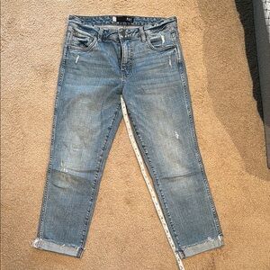 Kut from the Kloth Blue Ankle Cropped Jeans